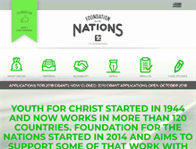 Tablet Screenshot of foundationforthenations.org